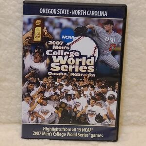 2007 Men's CWS College World Series Baseball DVD Oregon State & North Carolina